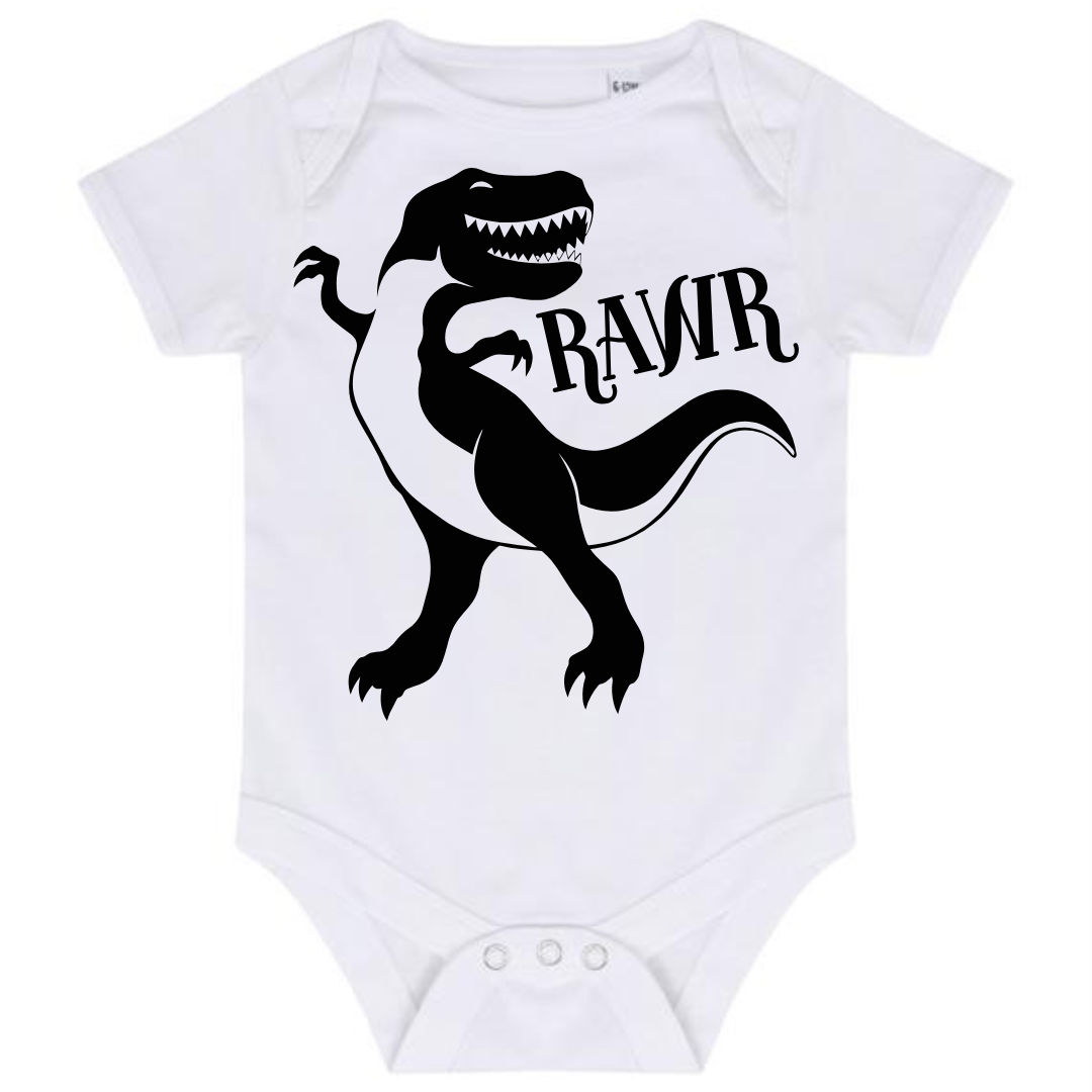 “RAWR” BABY VEST BODYSUIT