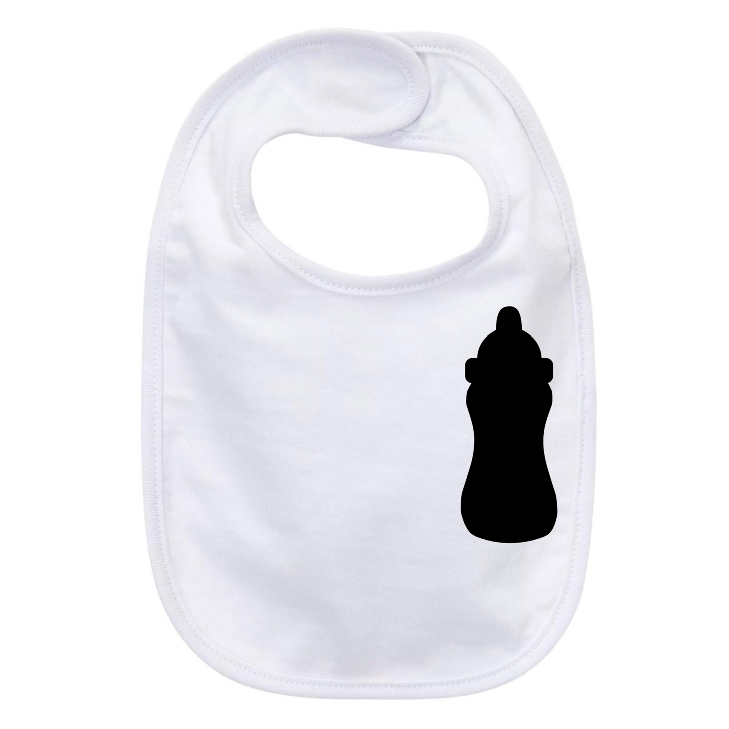 “MILK BOTTLE LOGO” BABY BIB