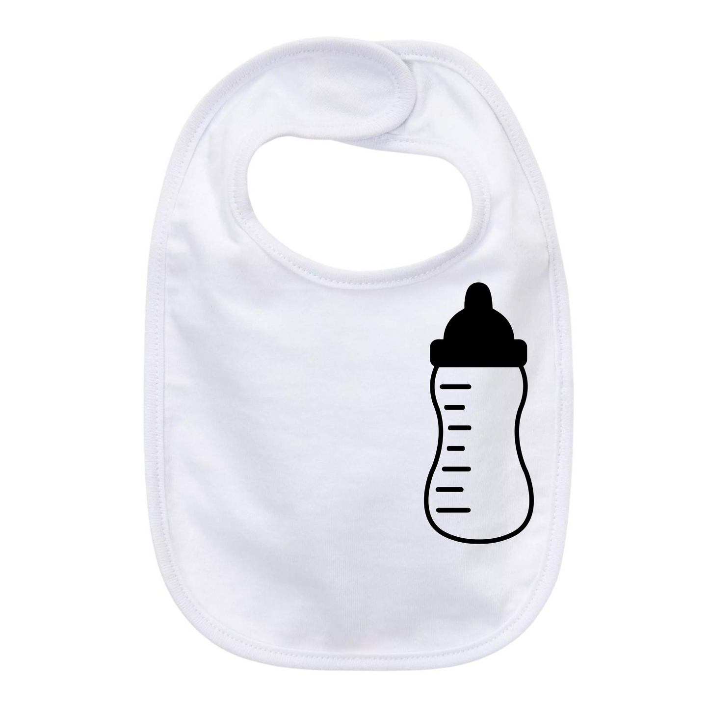 “MILK BOTTLE LOGO” BABY BIB