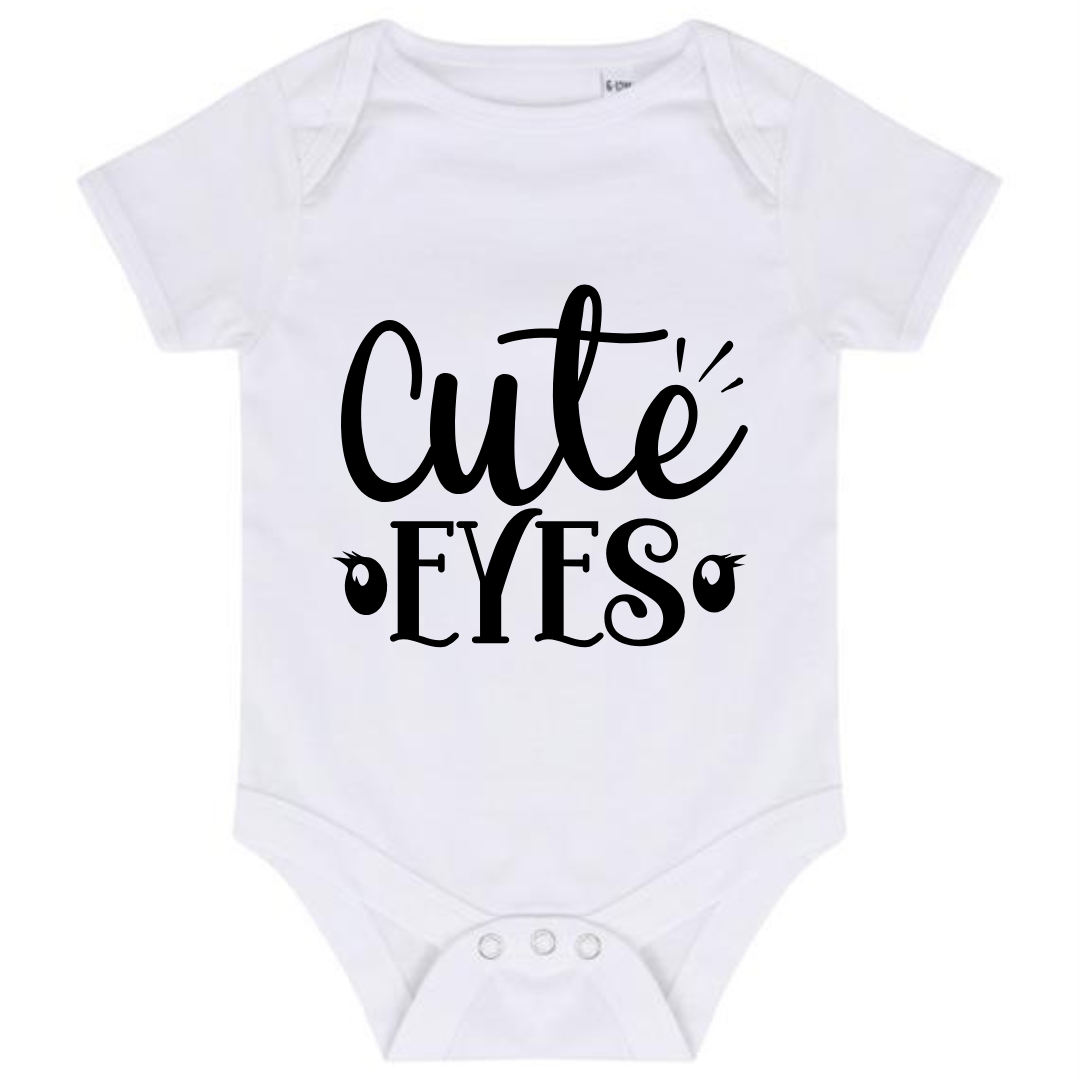“CUTE EYES” BABY VEST BODYSUIT