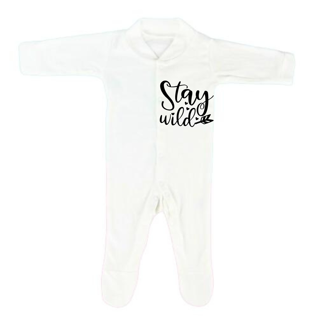 “STAY WILD” BABYGROW