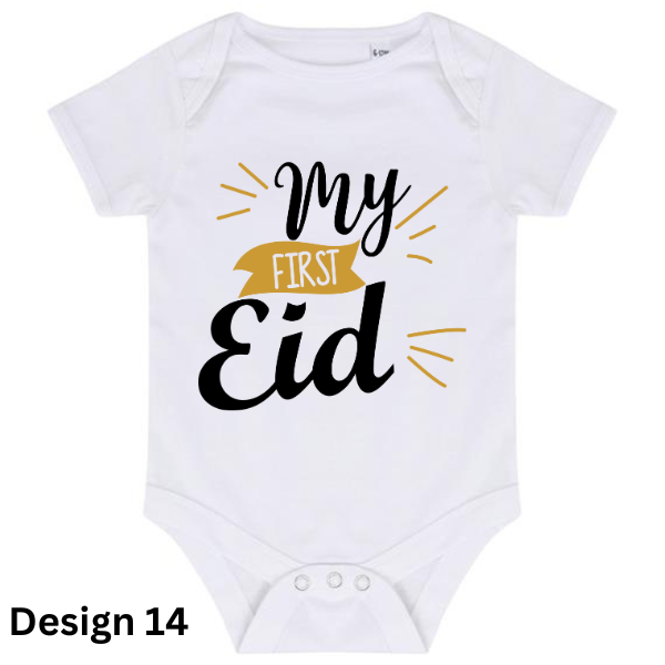 EID BABY BODYSUITS / (Designs 1-14)
