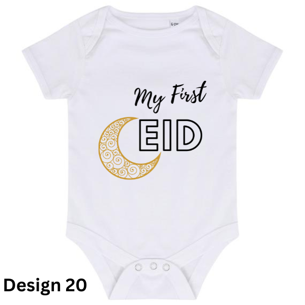 EID BABY BODYSUITS/ (Designs 15-20)