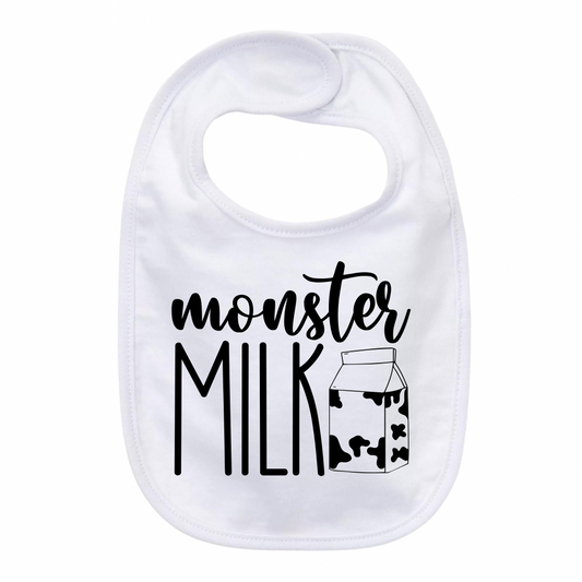 “MONSTER MILK” BABY BIB