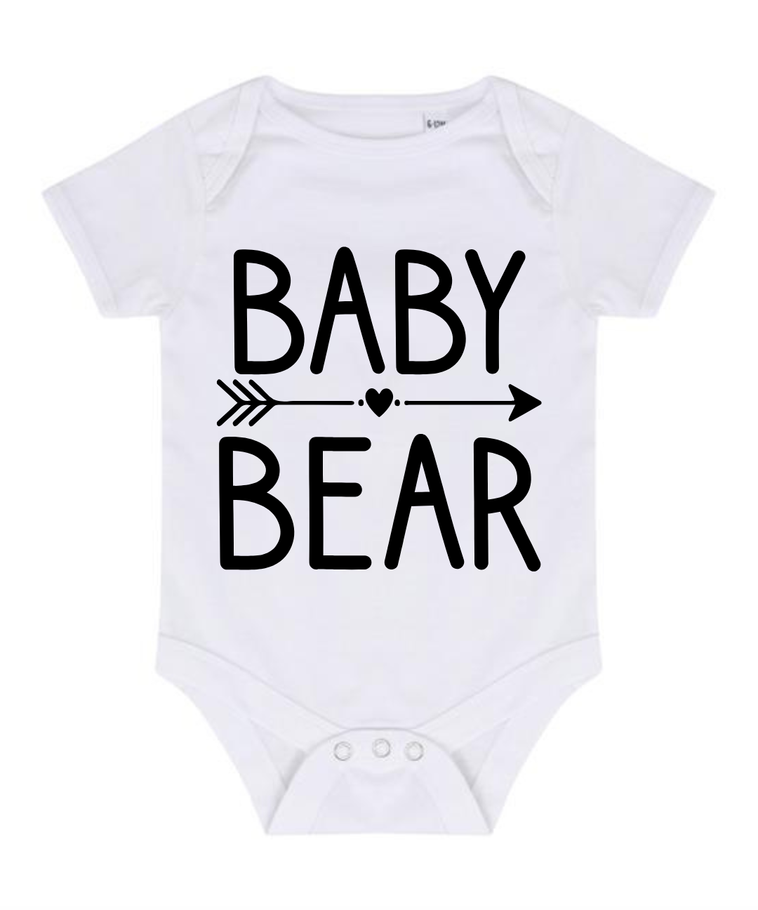 “BABY BEAR” BABY VEST BODYSUIT