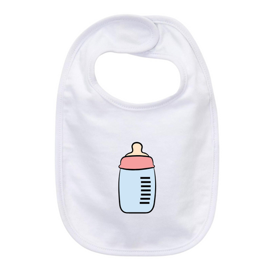 “MILK BOTTLE LOGO” BABY BIB