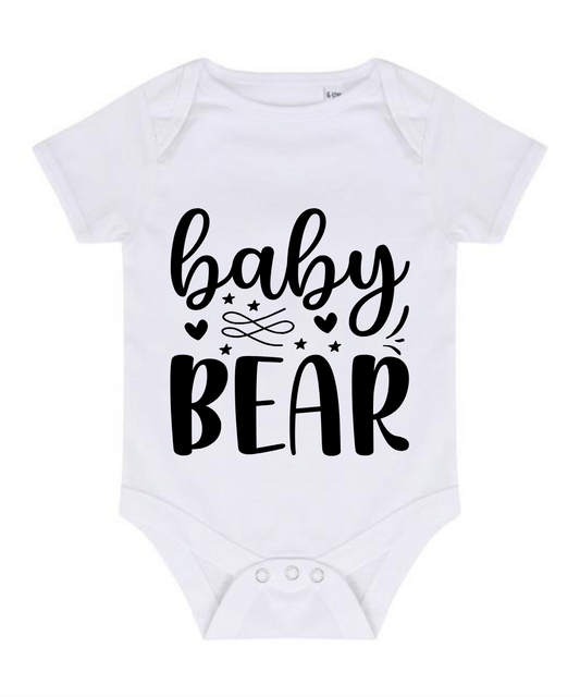 “BABY BEAR” BABY VEST BODYSUIT