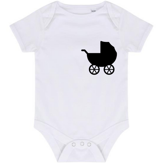 “PRAM” BABY VEST BODYSUIT