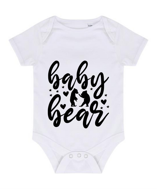 “BABY BEAR” BABY VEST BODYSUIT