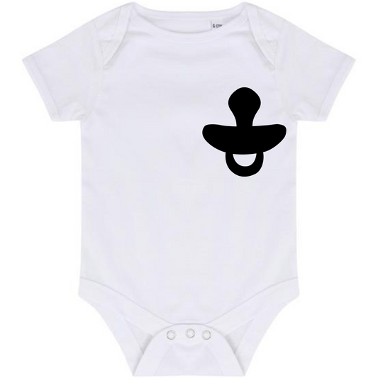 “PACIFIER” BABY VEST BODYSUIT