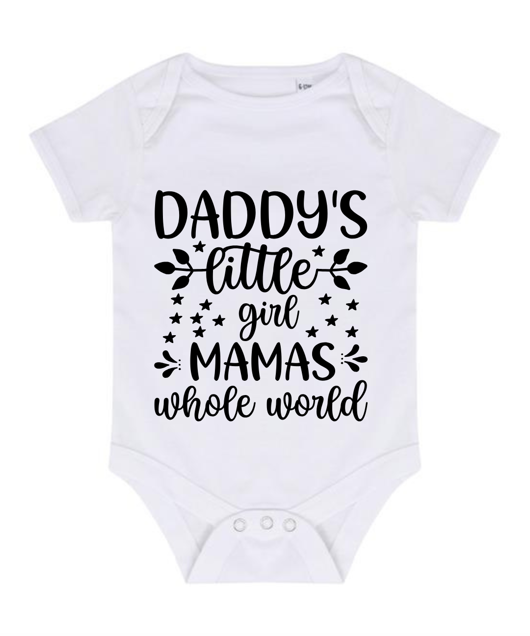 “DADDY’S LITTLE GIRL MAMA’S WHOLE WORLD” BABY VEST BODYSUIT