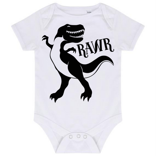 “RAWR” BABY VEST BODYSUIT