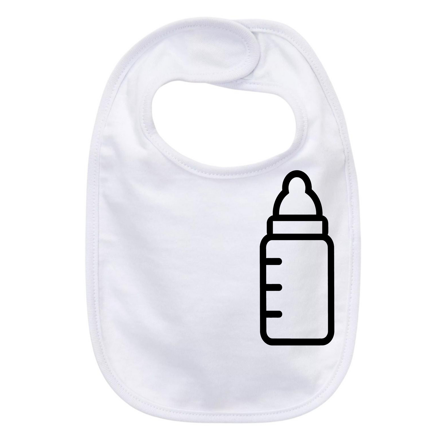 “MILK BOTTLE LOGO” BABY BIB