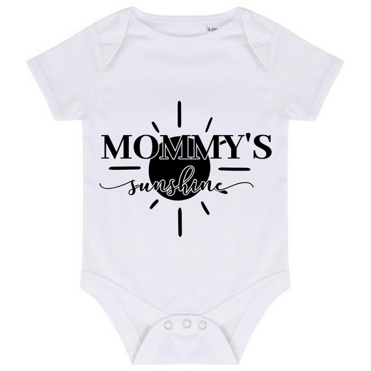 “MOMMY’S SUNSHINE” BABY VEST BODYSUIT