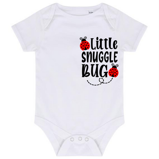 “LITTLE SNUGGLE BUG” BABY VEST BODYSUIT