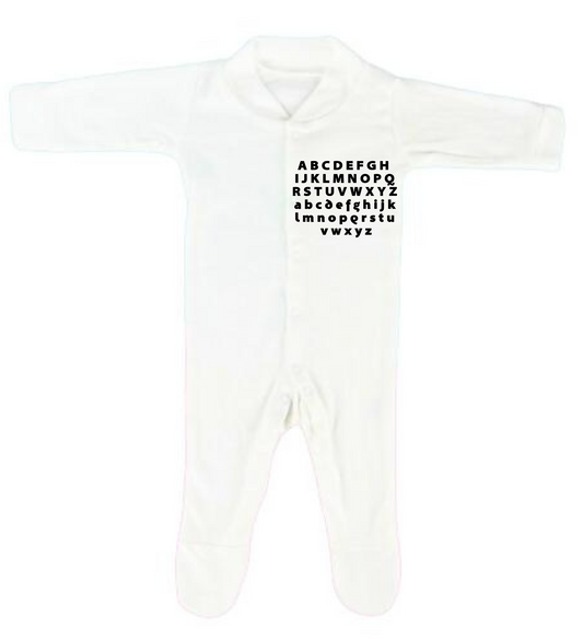 “ABC ALPHABET” BABYGROW