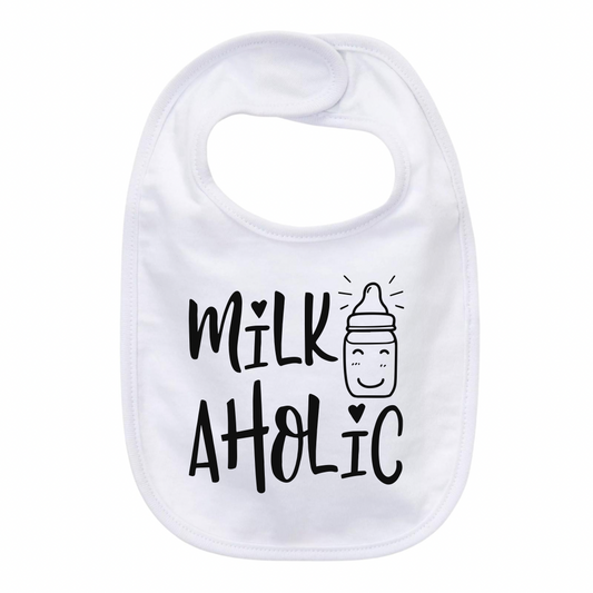“MILKAHOLIC” BABY BIB