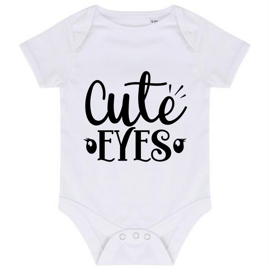 “CUTE EYES” BABY VEST BODYSUIT