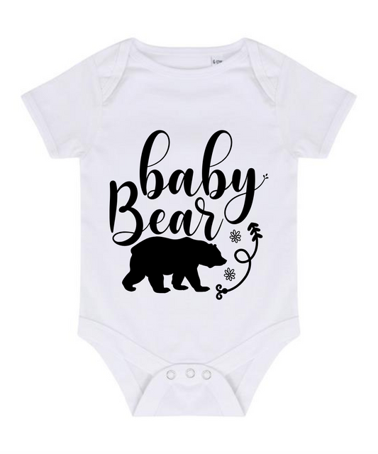 “BABY BEAR” BABY VEST BODYSUIT