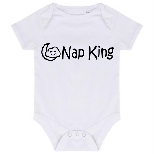 “NAP KING BABY VEST BODYSUIT