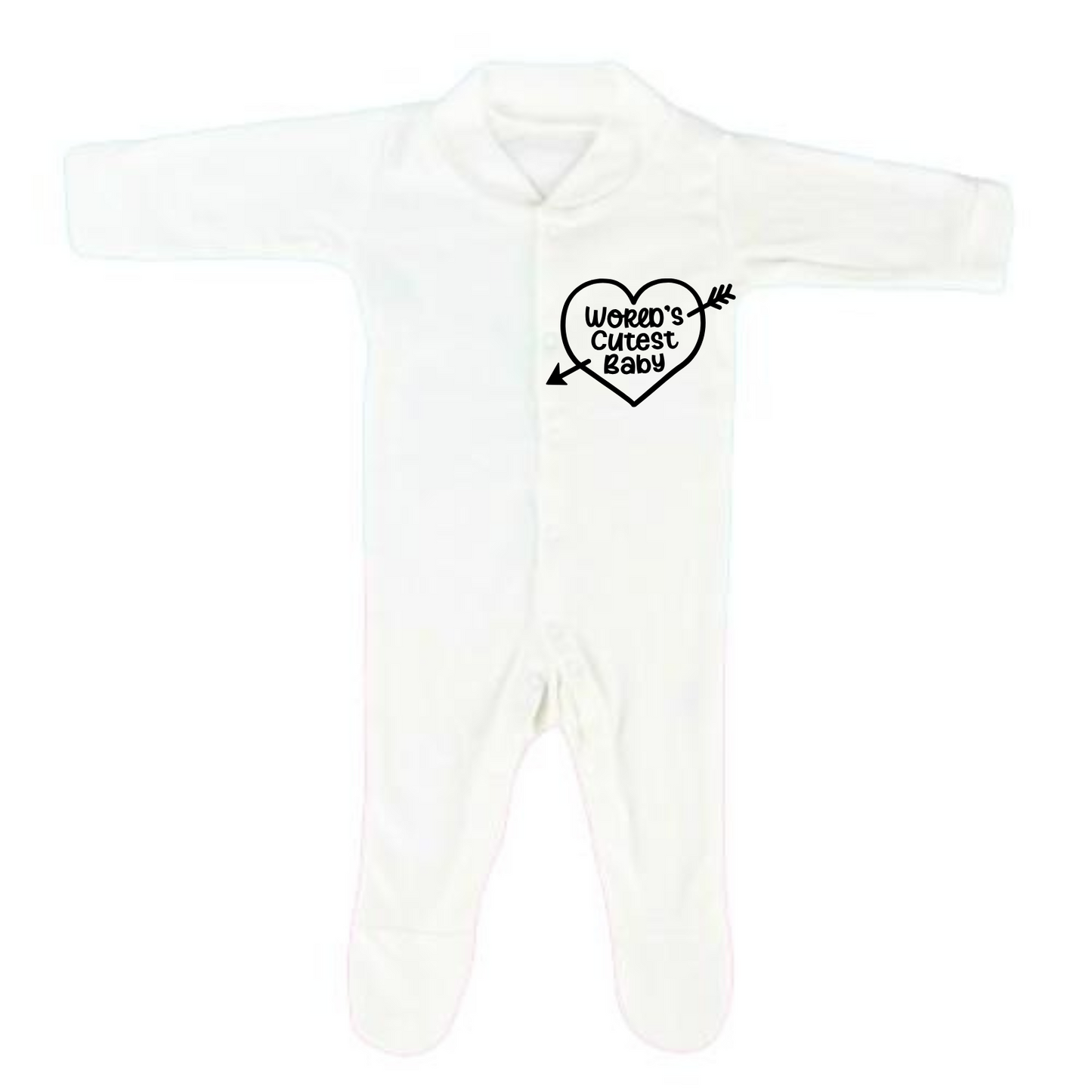 “WORLD’S CUTEST BABY” BABYGROW