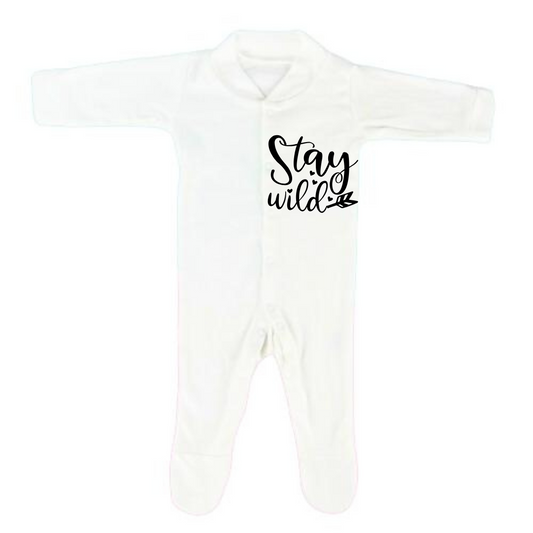 “STAY WILD” BABYGROW