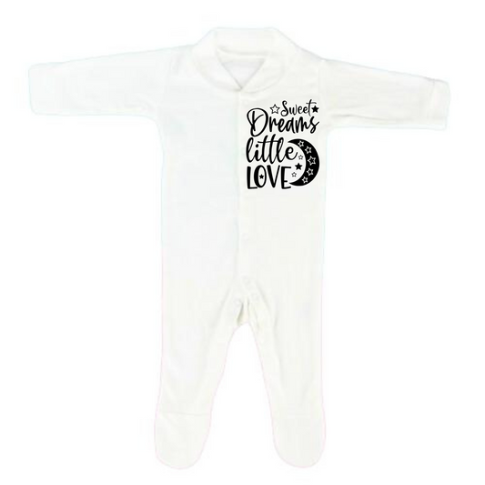 “SWEET DREAMS LITTLE LOVE” BABYGROW