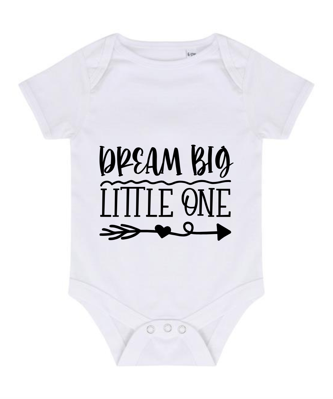 “DREAM BIG LITTLE ONE” BABY VEST BODYSUIT