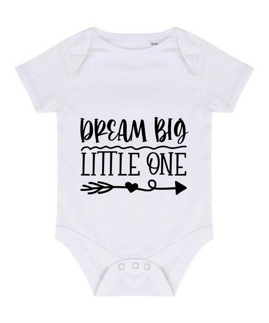 “DREAM BIG LITTLE ONE” BABY VEST BODYSUIT