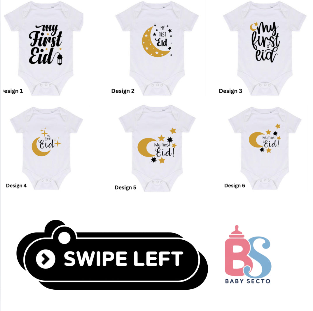 EID BABY BODYSUITS/ (Designs 15-20)
