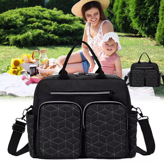 Mummy Changing Bag Baby Diaper Shoulder Tote  Waterproof Travel Handbag Large UK