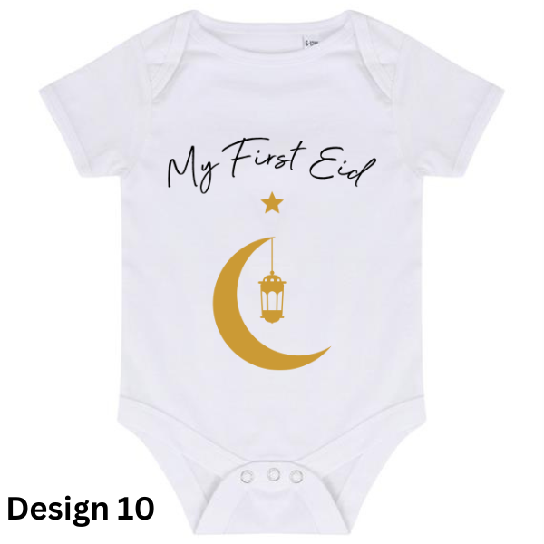 EID BABY BODYSUITS / (Designs 1-14)