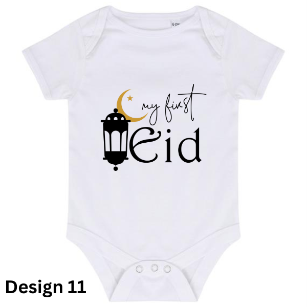 EID BABY BODYSUITS / (Designs 1-14)