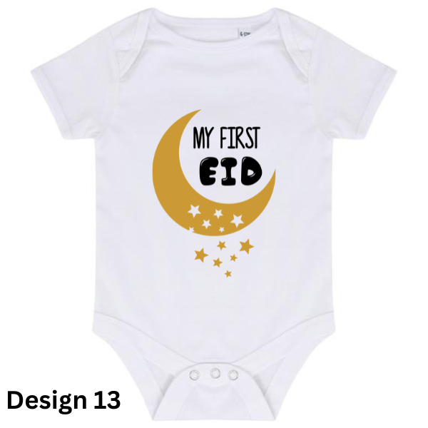 EID BABY BODYSUITS / (Designs 1-14)