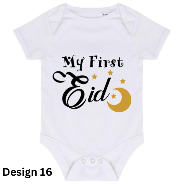 EID BABY BODYSUITS/ (Designs 15-20)