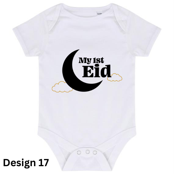 EID BABY BODYSUITS/ (Designs 15-20)