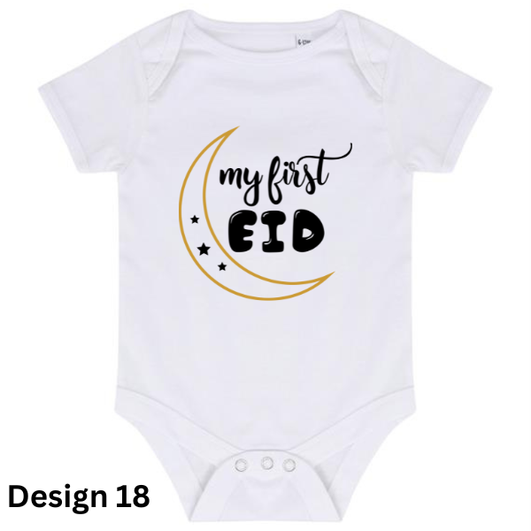 EID BABY BODYSUITS/ (Designs 15-20)