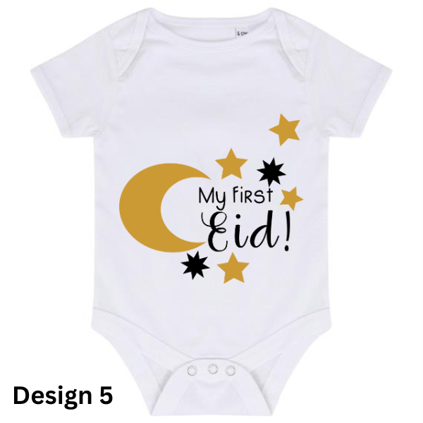 EID BABY BODYSUITS / (Designs 1-14)